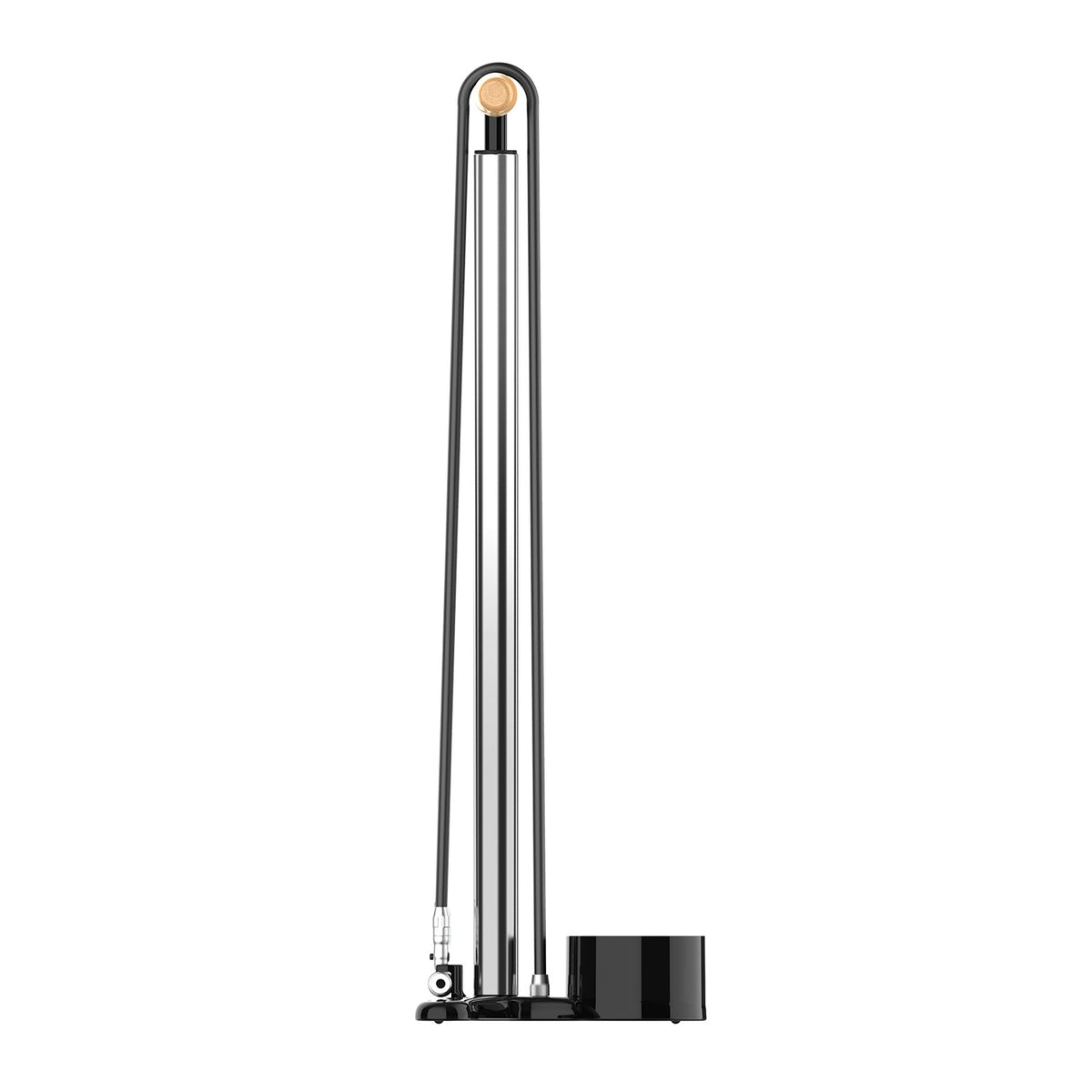 Pompa da pavimento LEZYNE ALLOY FLOOR DRIVE Presta Pro Chuck argento