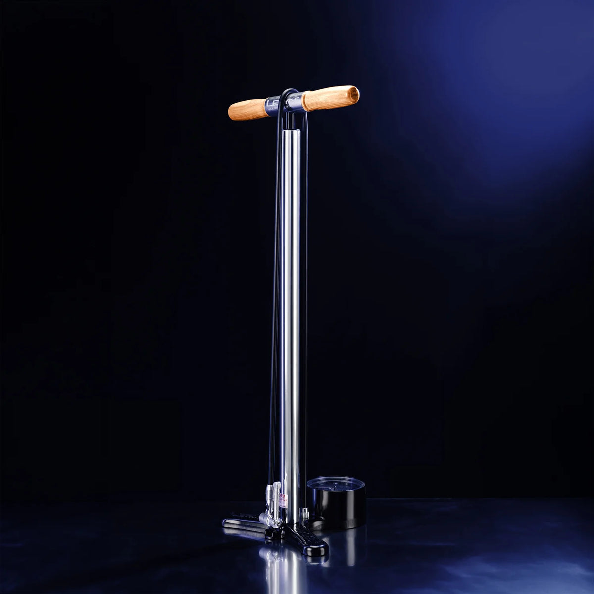 Pompa da pavimento LEZYNE ALLOY FLOOR DRIVE Presta Pro Chuck argento