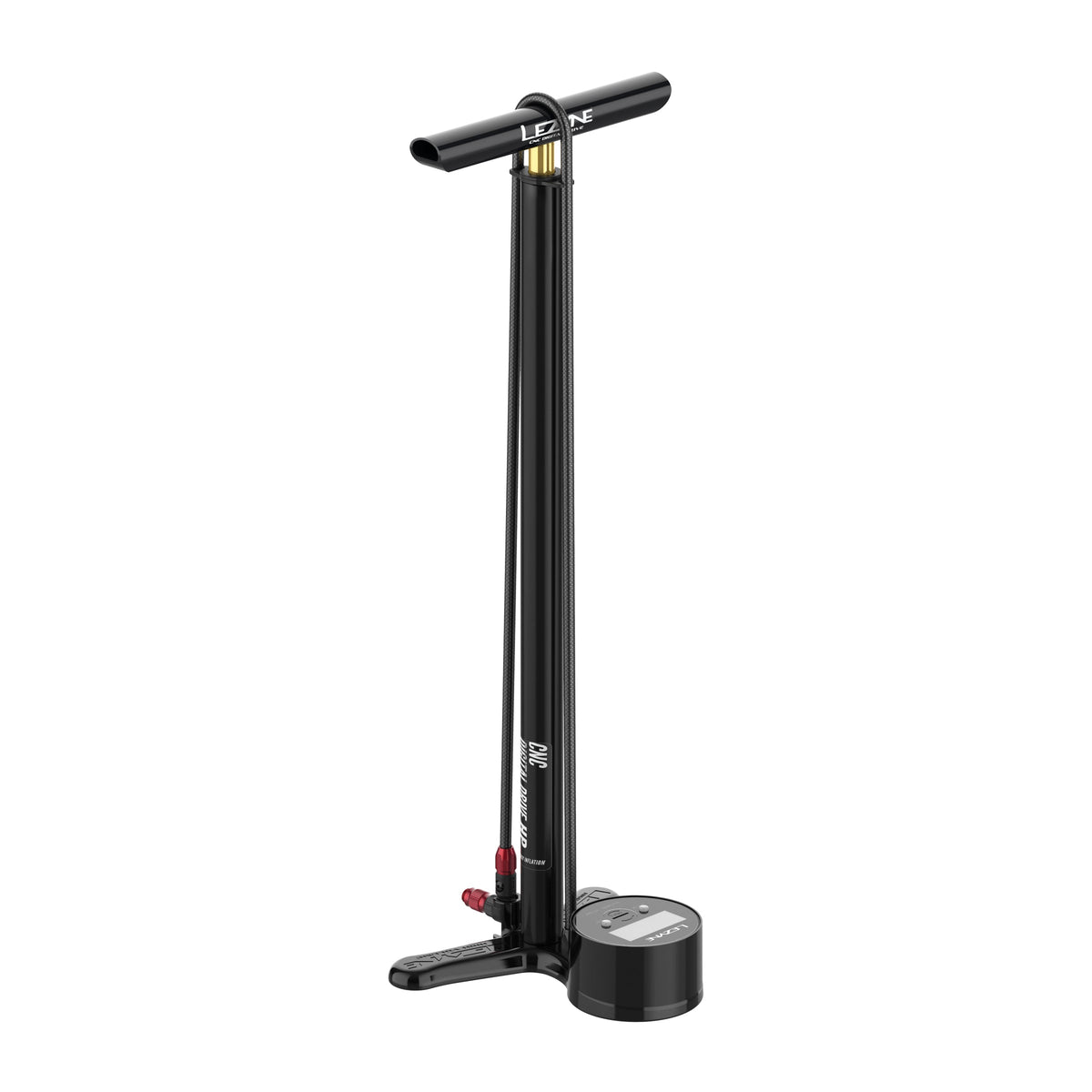 Pompa da pavimento LEZYNE DIGITAL DRIVE 3.5 CNC nera
