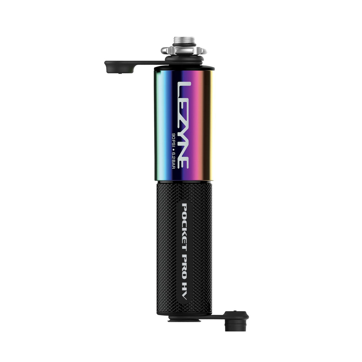 Pompa a mano LEZYNE POCKET DRIVE PRO HV nero metallizzato