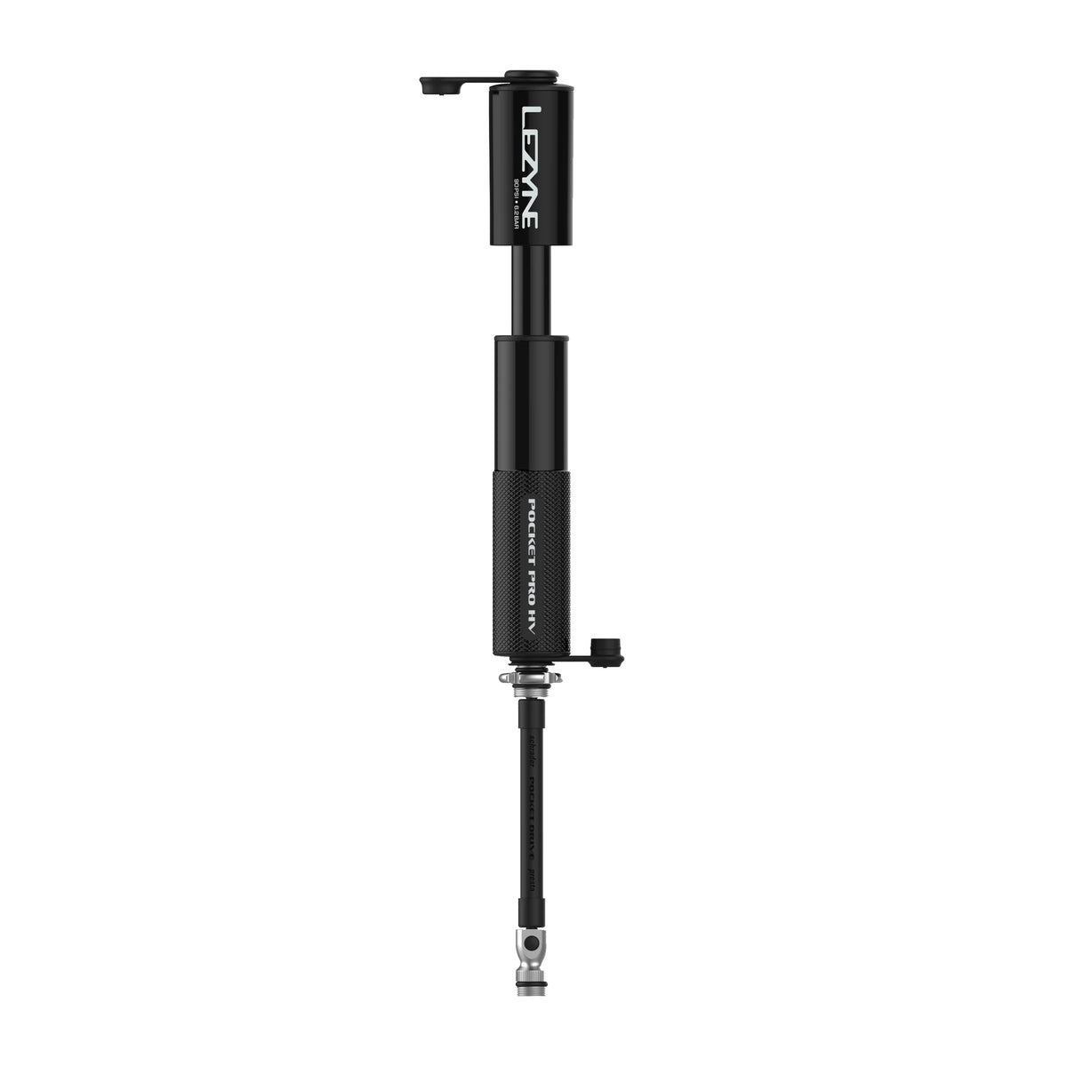 Pompa a mano LEZYNE POCKET DRIVE PRO HV nero opaco