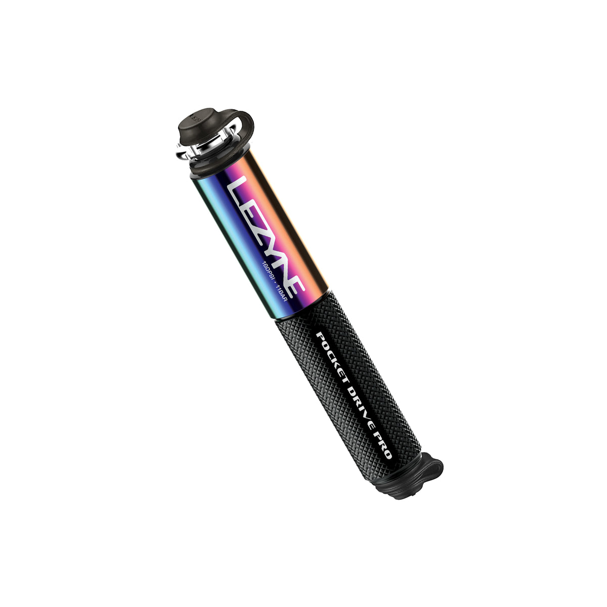 Pompa a mano LEZYNE MINI POCKET DRIVE PRO nero metallizzato