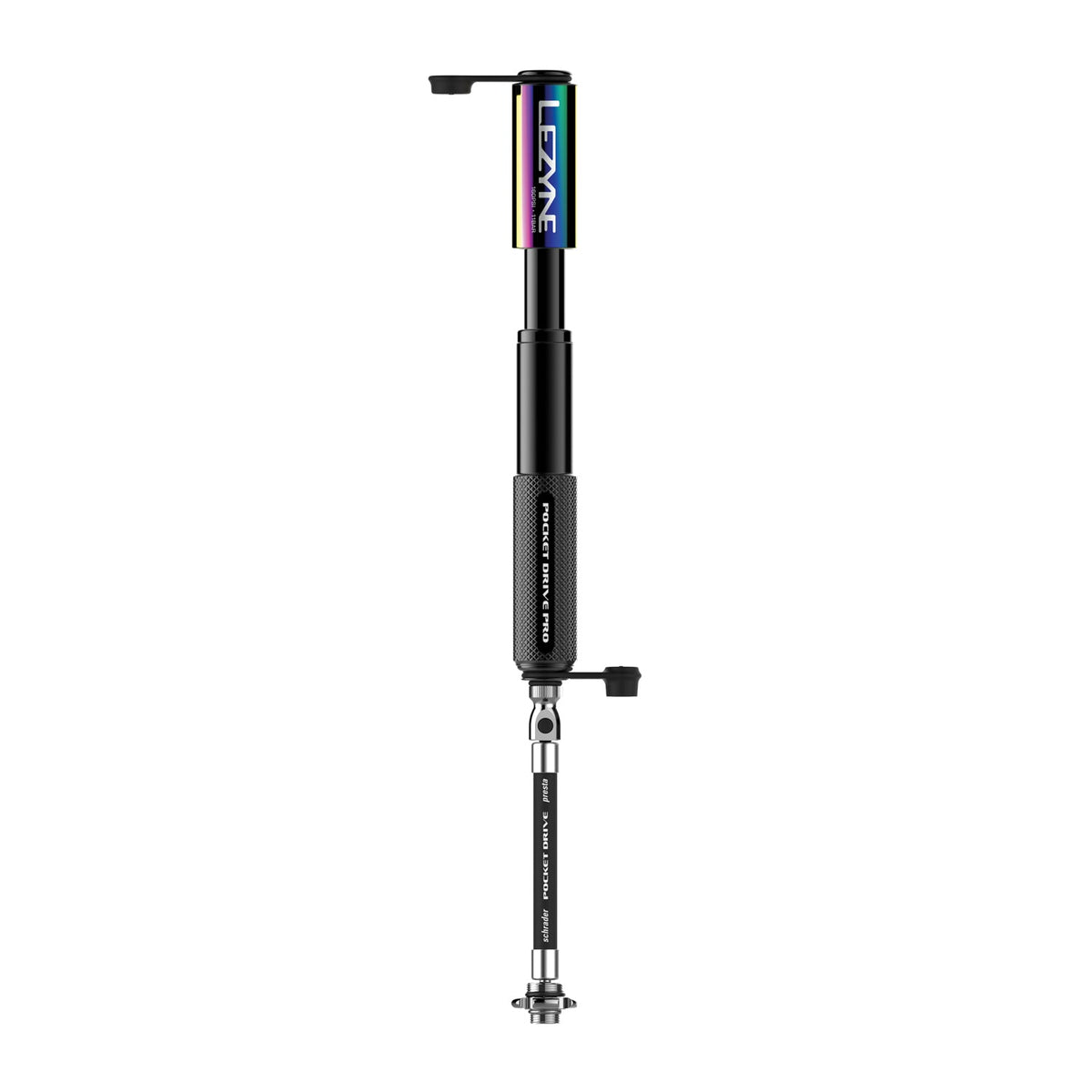 Pompa a mano LEZYNE MINI POCKET DRIVE PRO nero metallizzato