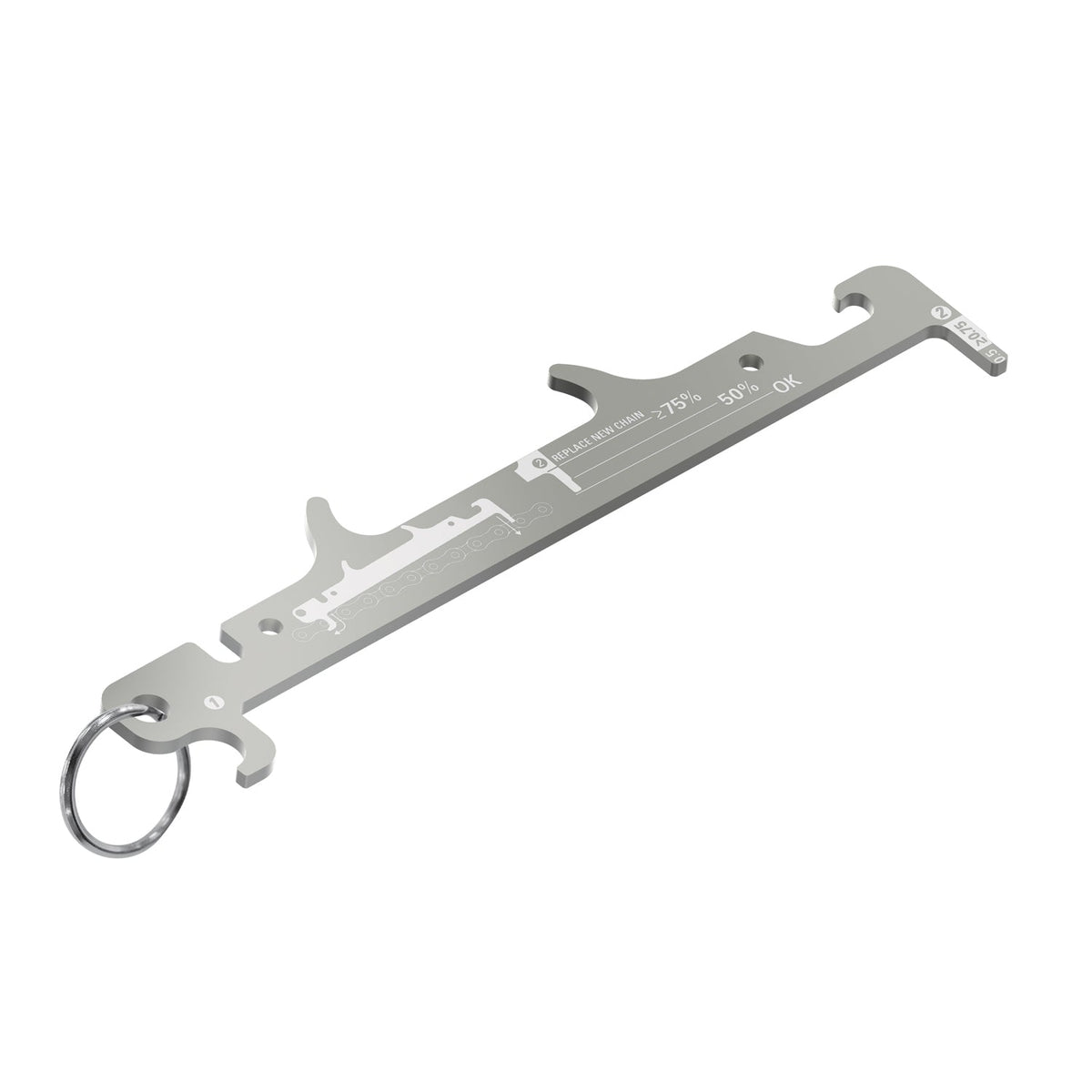 Misuratore di usura della catena LEZYNE argento