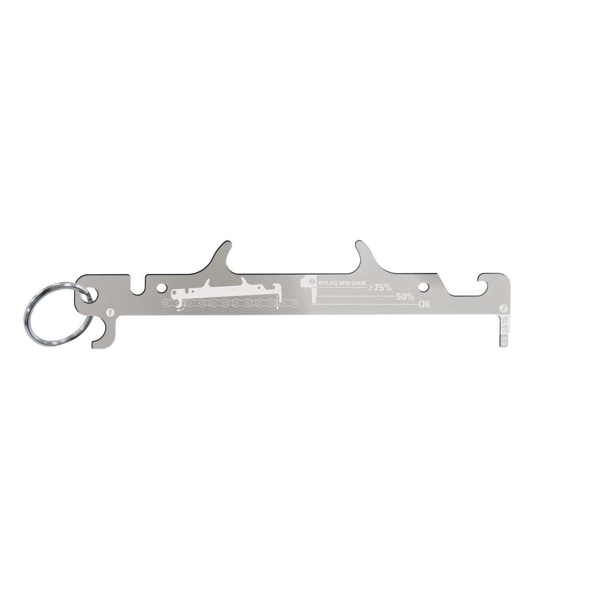 Misuratore di usura della catena LEZYNE argento