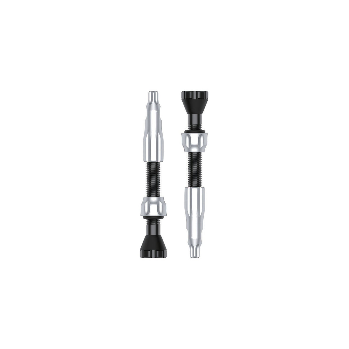 Set di 2 valvole tubeless LEZYNE CNC 44 mm argento