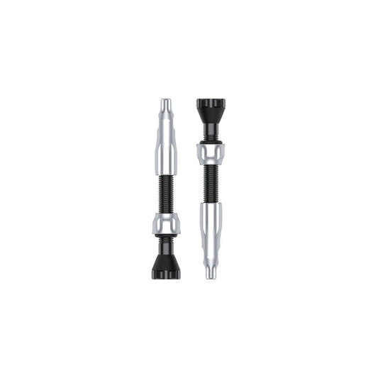 Set di 2 valvole tubeless LEZYNE CNC 44 mm argento