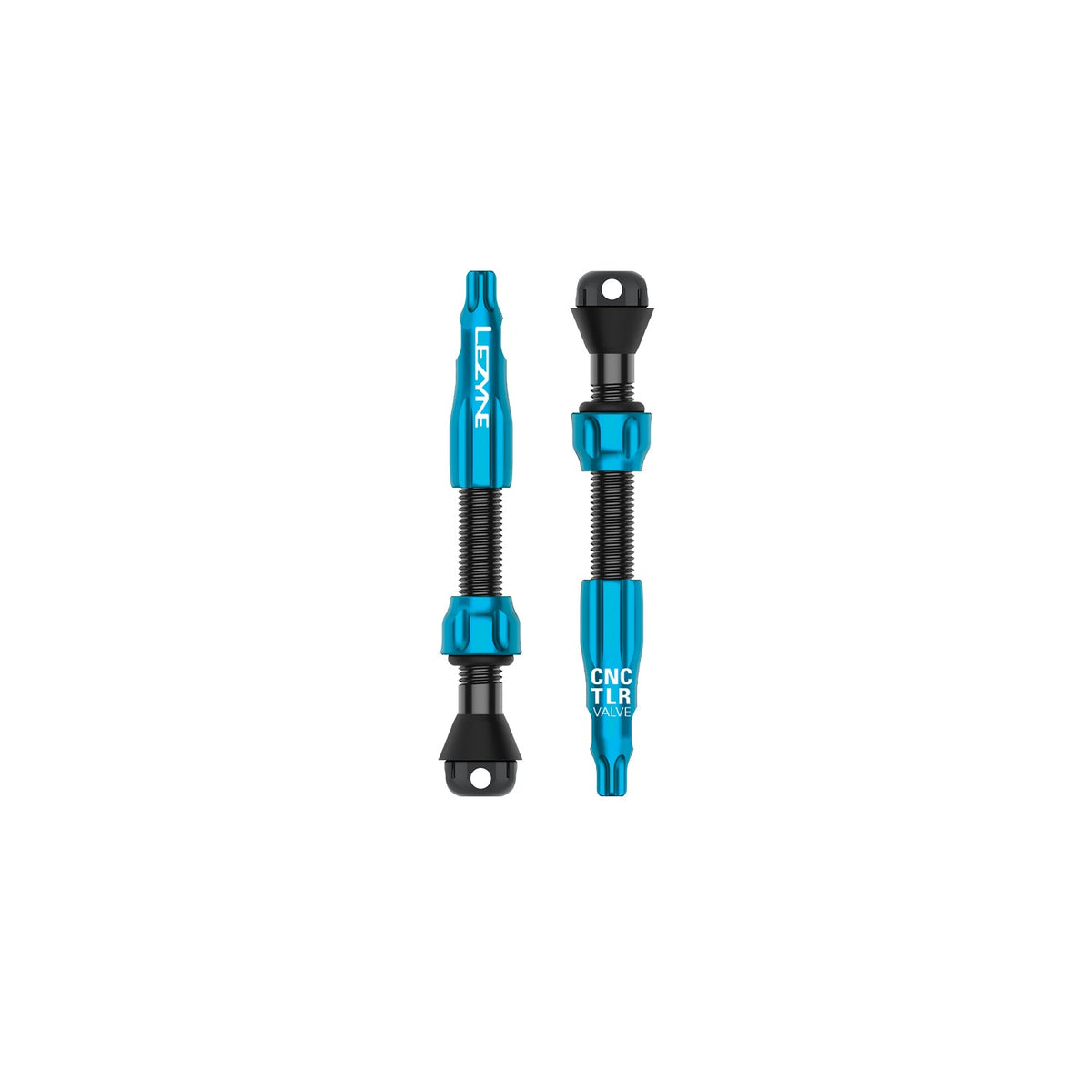 Set di 2 valvole tubeless LEZYNE CNC PRO 44 mm blu