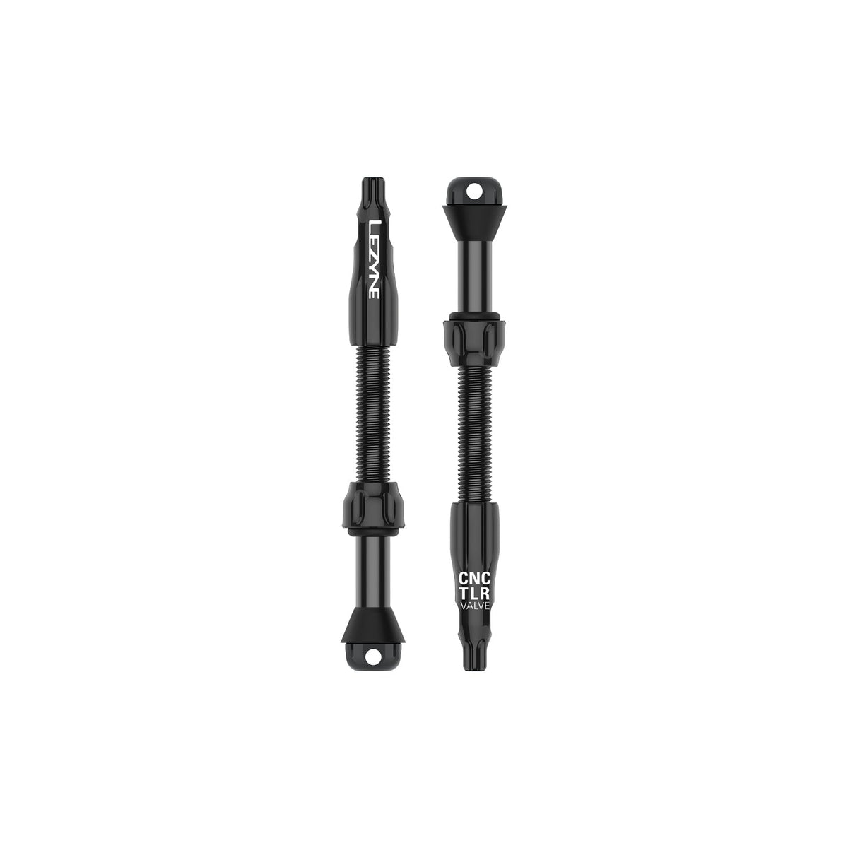 Set di 2 valvole tubeless LEZYNE CNC PRO 60 mm nere