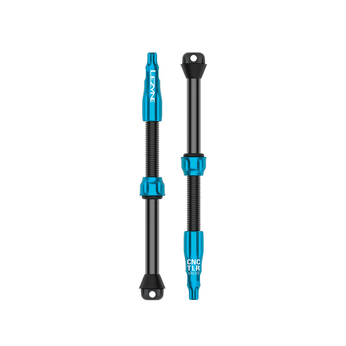 Set di 2 valvole tubeless LEZYNE CNC PRO 80 mm blu