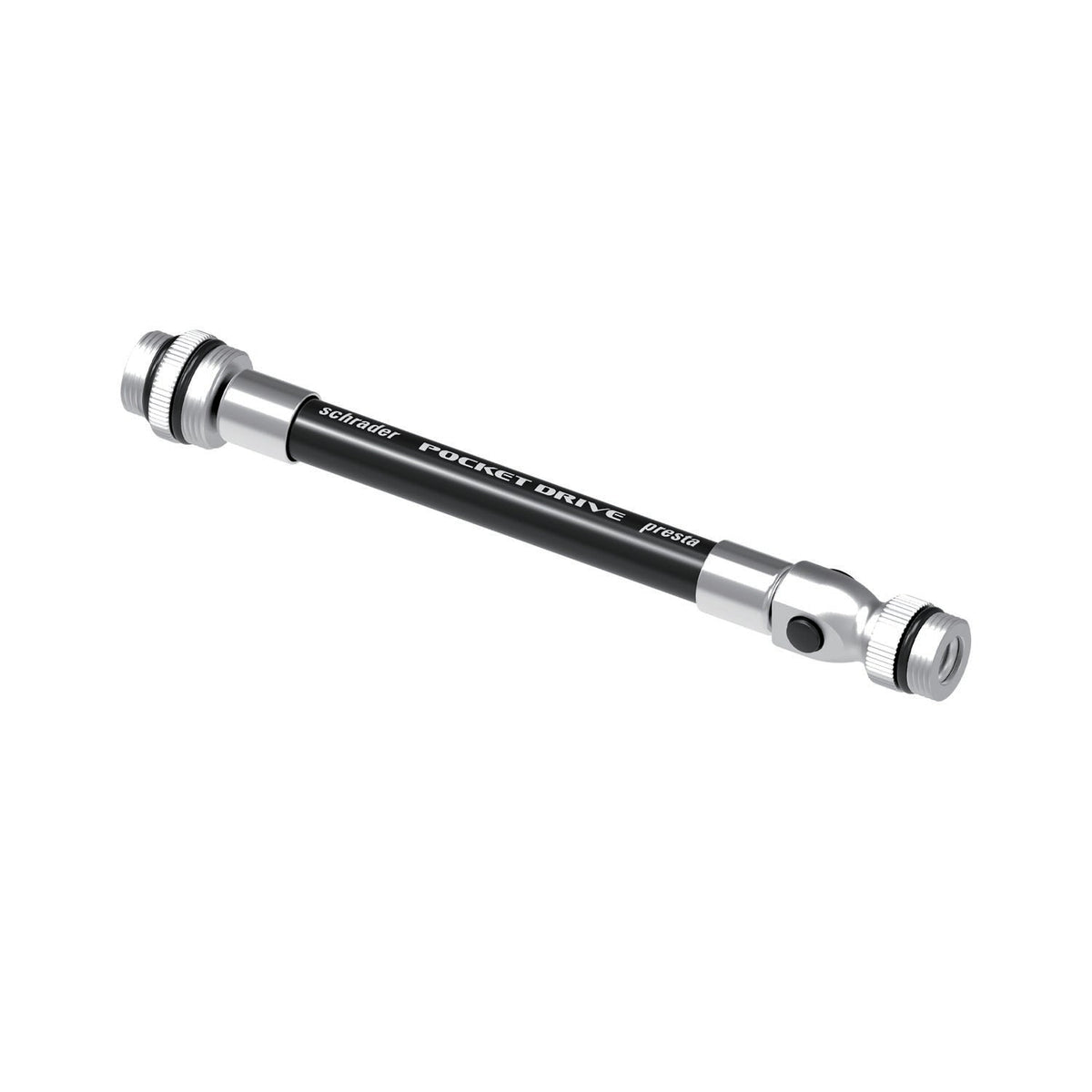 Tubo flessibile di ricambio LEZYNE ABS Flex Presta/Schrader Pocket Drive Mini nero/argento