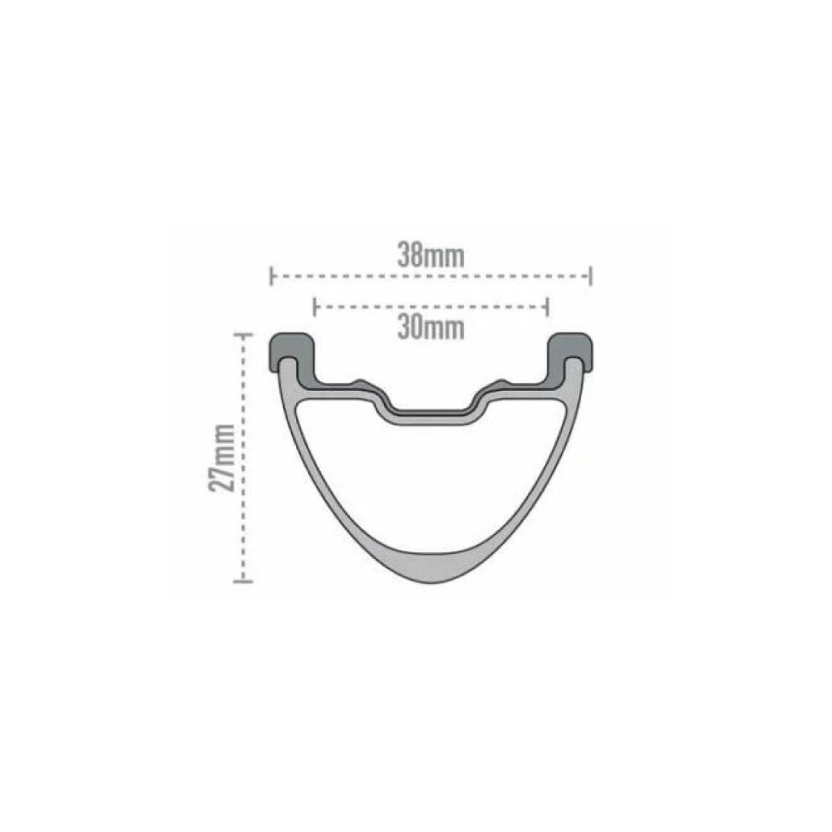 Coppia Ruote Carbonio ENVE M730 HYDRA 29" 15x110/12x148mm Boost 6 Fori Nere