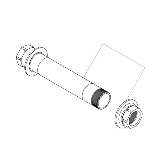Asse interno della ruota anteriore 12x100mm ENVE INNERDRIVE