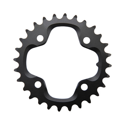 Corona interna SRAM S1 CNC 10 velocità, 4 fori, 80 mm — vista della corona su sfondo bianco