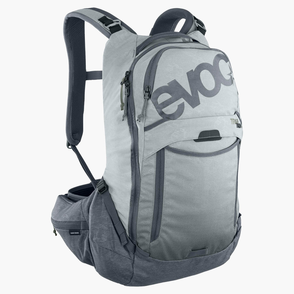 Zaino con protezione dorsale EVOC TRAIL PRO 16L Grigio