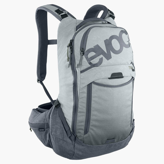 Zaino con protezione dorsale EVOC TRAIL PRO 16L Grigio