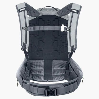 Zaino con Protezione Dorsale EVOC TRAIL PRO 16L Grigio