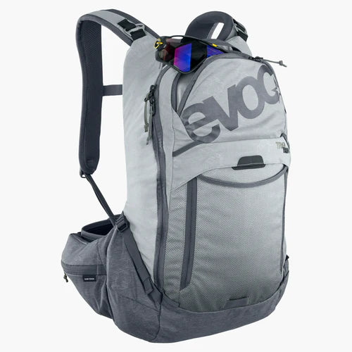 Zaino con protezione dorsale EVOC TRAIL PRO 16L Grigio
