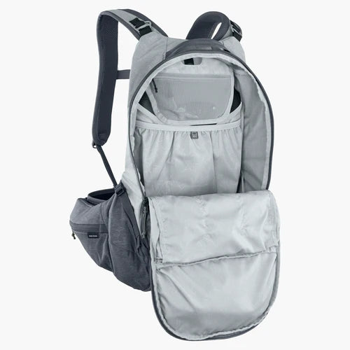 Zaino con protezione dorsale EVOC TRAIL PRO 16L Grigio