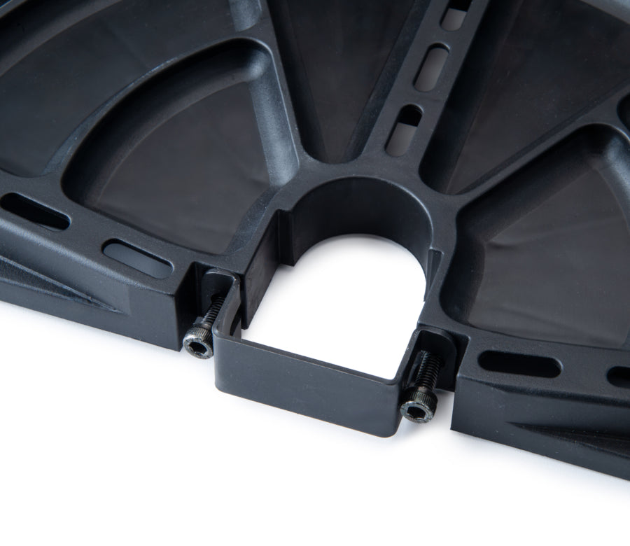 Park Tool 104-30, dettaglio del collare di fissaggio