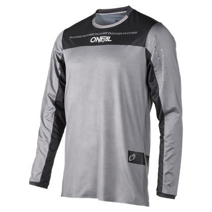 Maglia O'NEAL ELEMENT FR HYBRID Maniche Lunghe Nero/Grigio