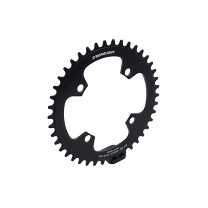 Mono Piatto 11/12V STRONGLIGHT 4 Fori 104mm Alu 7075