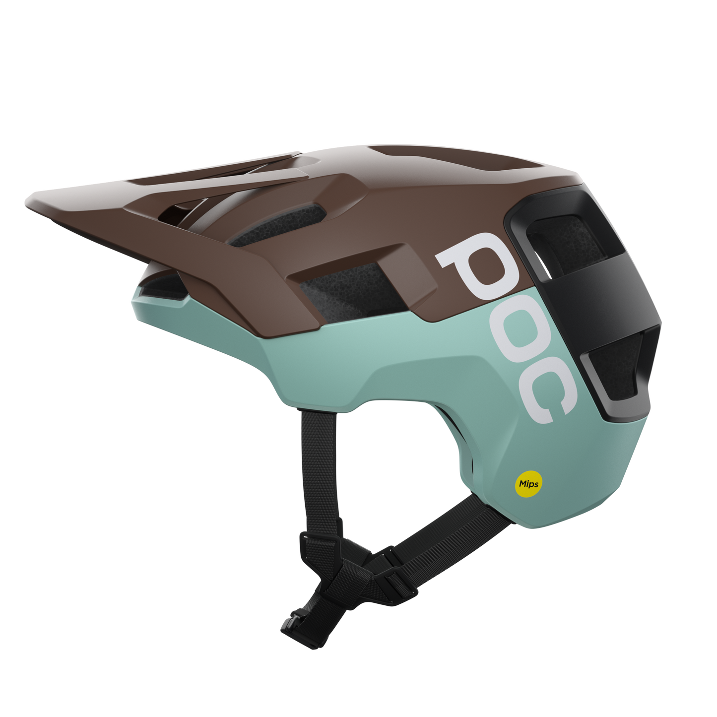 POC KORTAL RACE MIPS Casco MTB Bianco Marrone/Blu