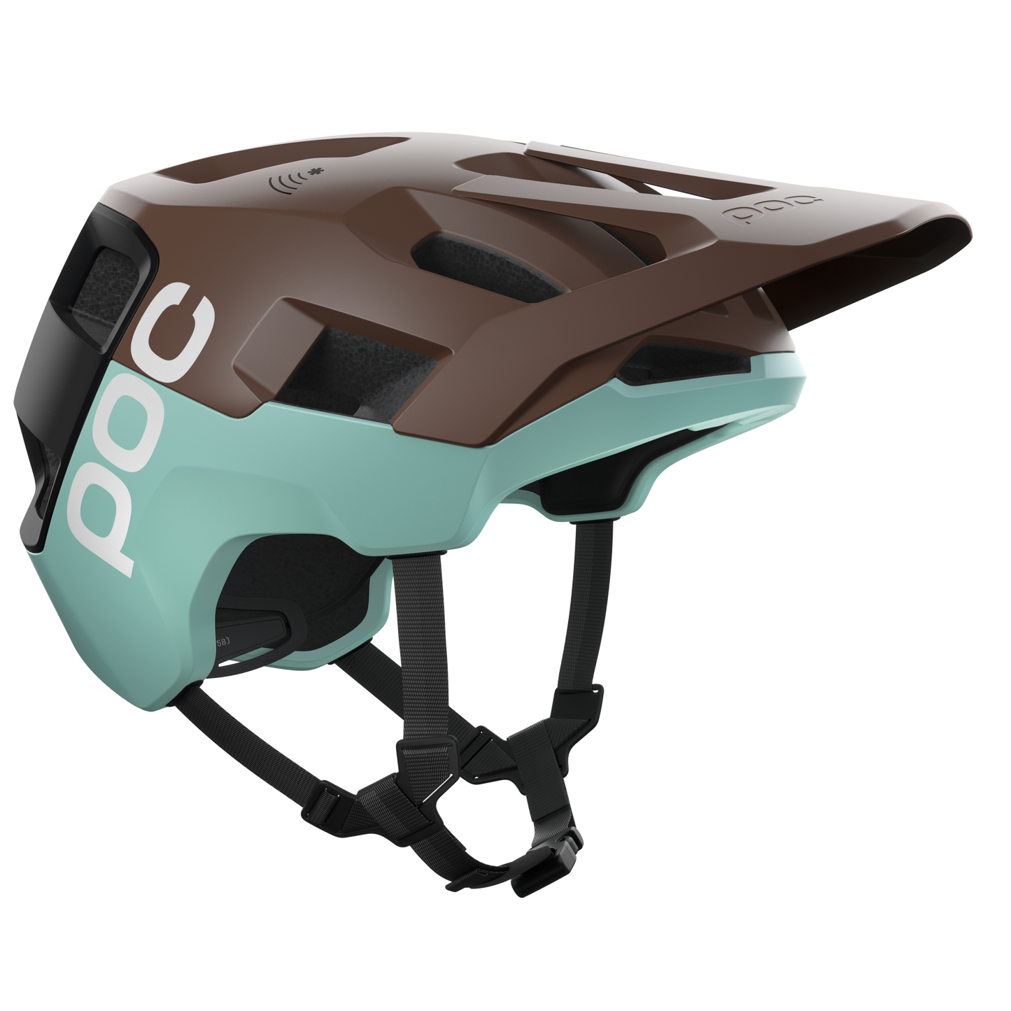 POC KORTAL RACE MIPS Casco MTB Bianco Marrone/Blu