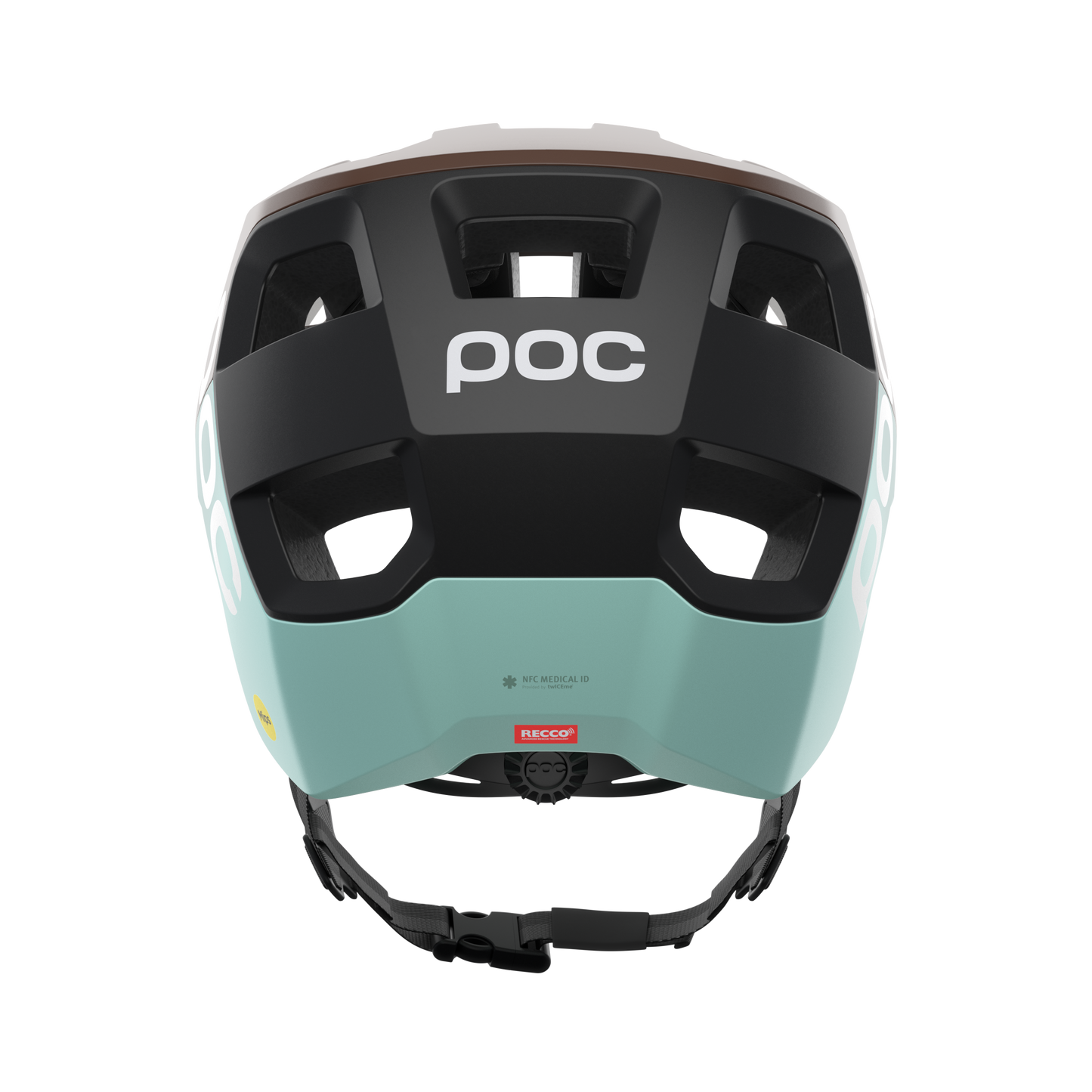 POC KORTAL RACE MIPS Casco MTB Bianco Marrone/Blu