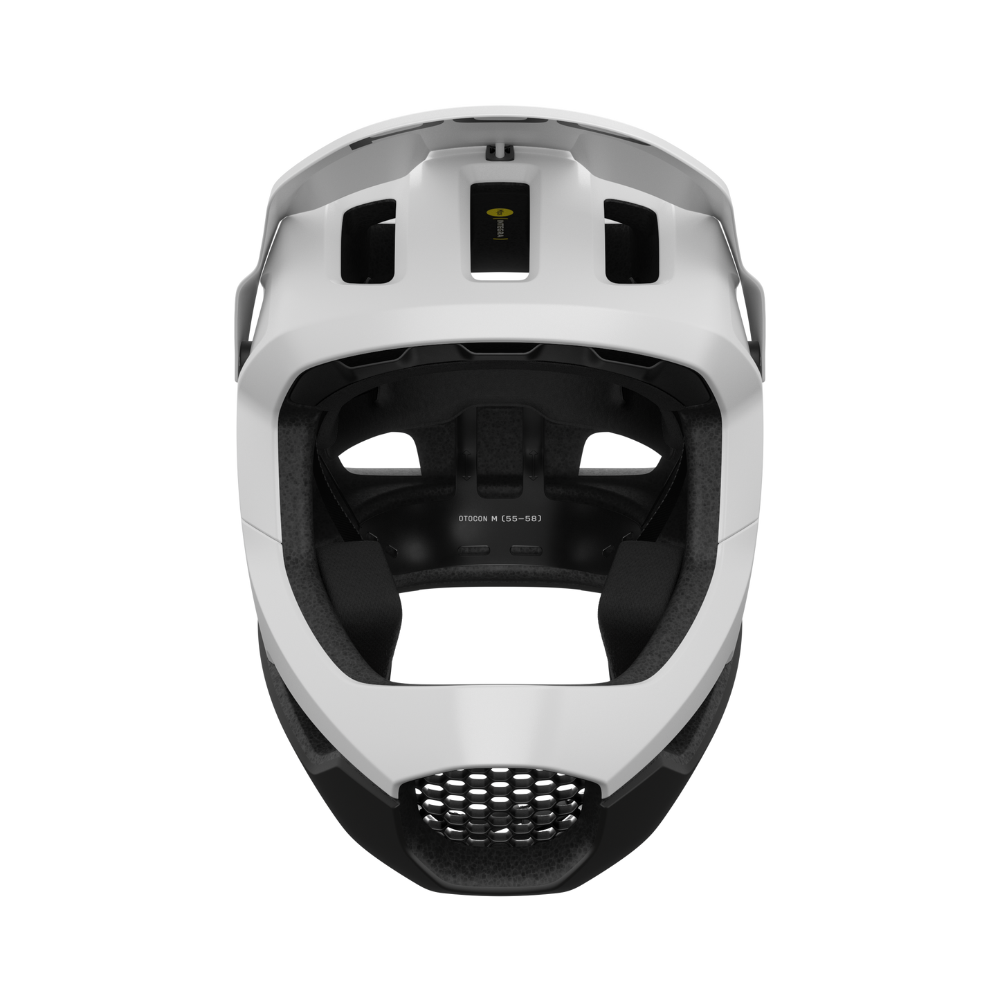 POC OTOCON RACE MIPS Casco MTB Bianco/Nero Opaco