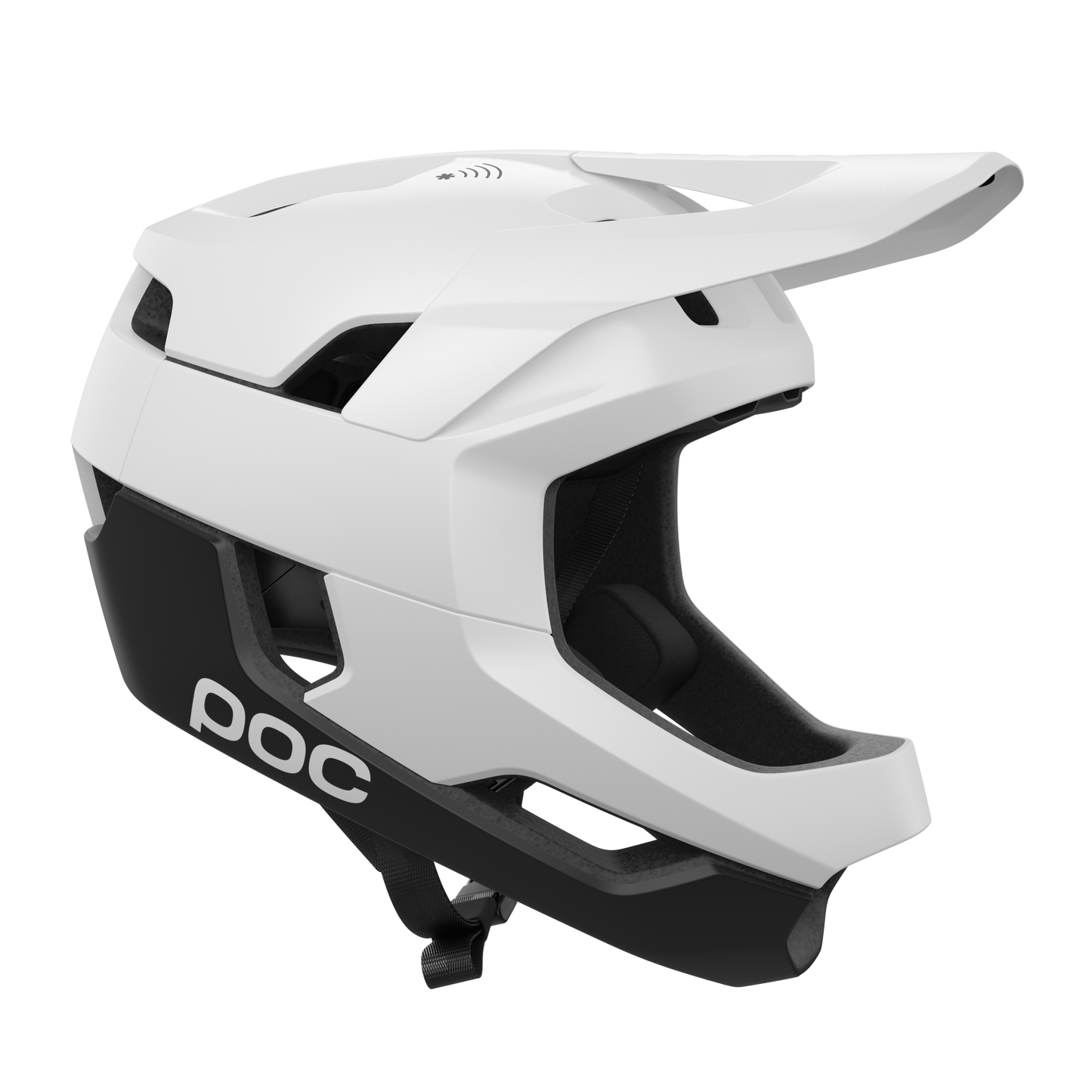 POC OTOCON RACE MIPS Casco MTB Bianco/Nero Opaco