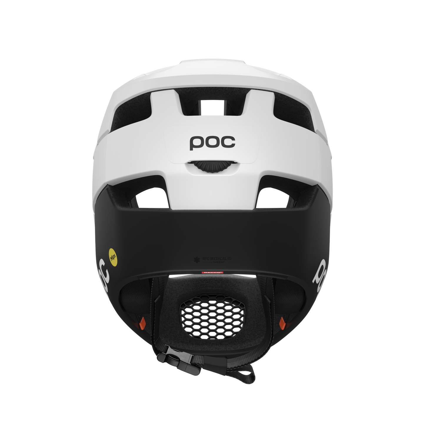 POC OTOCON RACE MIPS Casco MTB Bianco/Nero Opaco