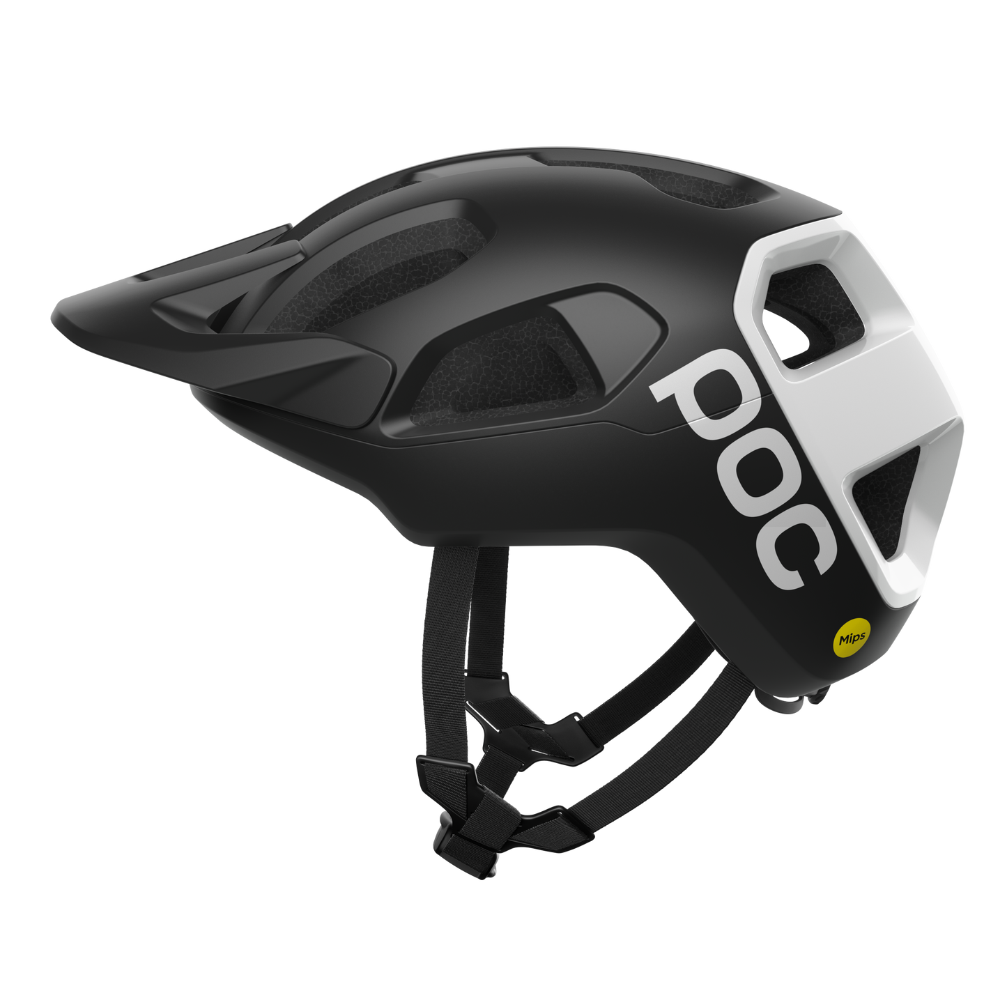 POC CULARIS Casco MTB Nero/Bianco Logo Opaco