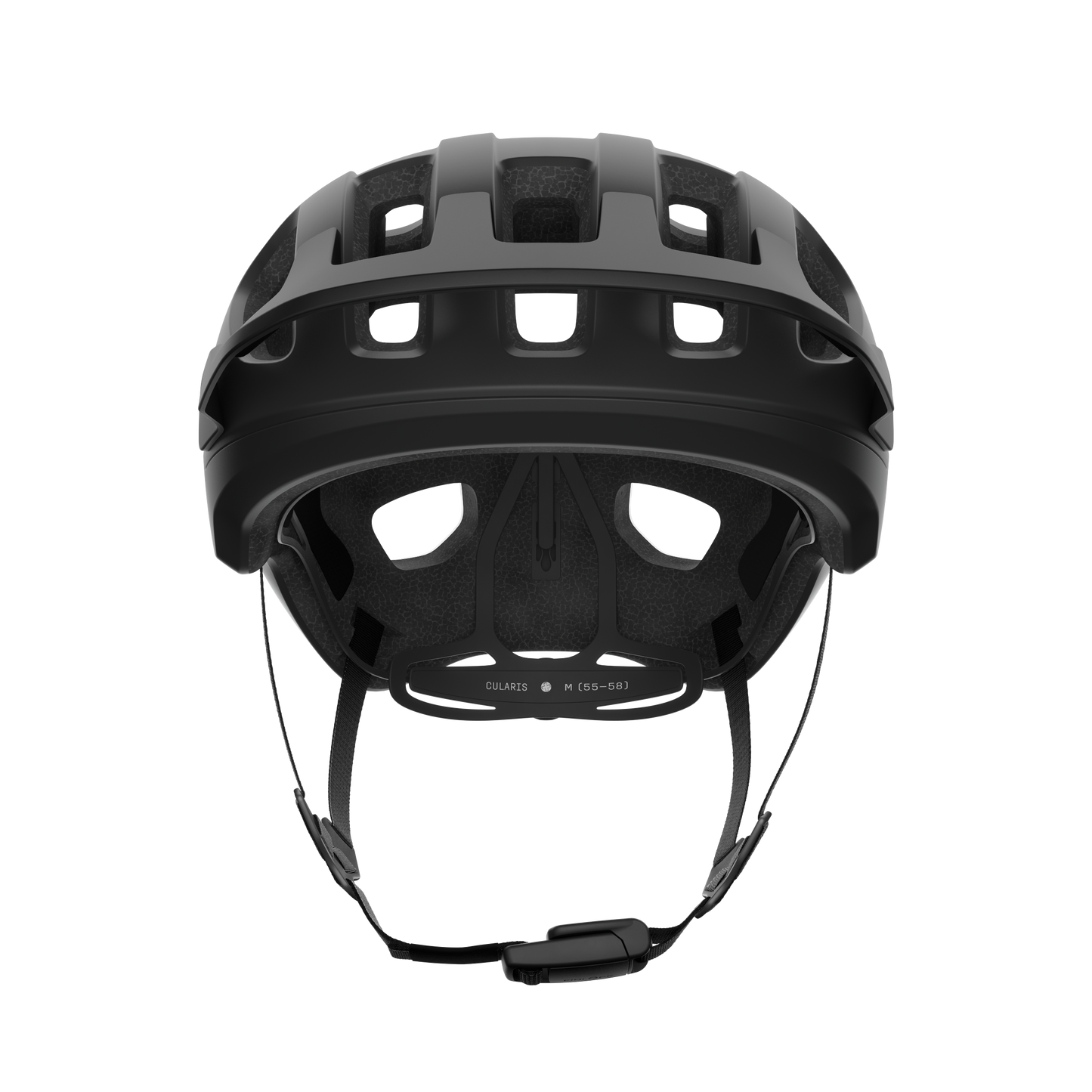POC CULARIS Casco MTB Nero/Bianco Logo Opaco