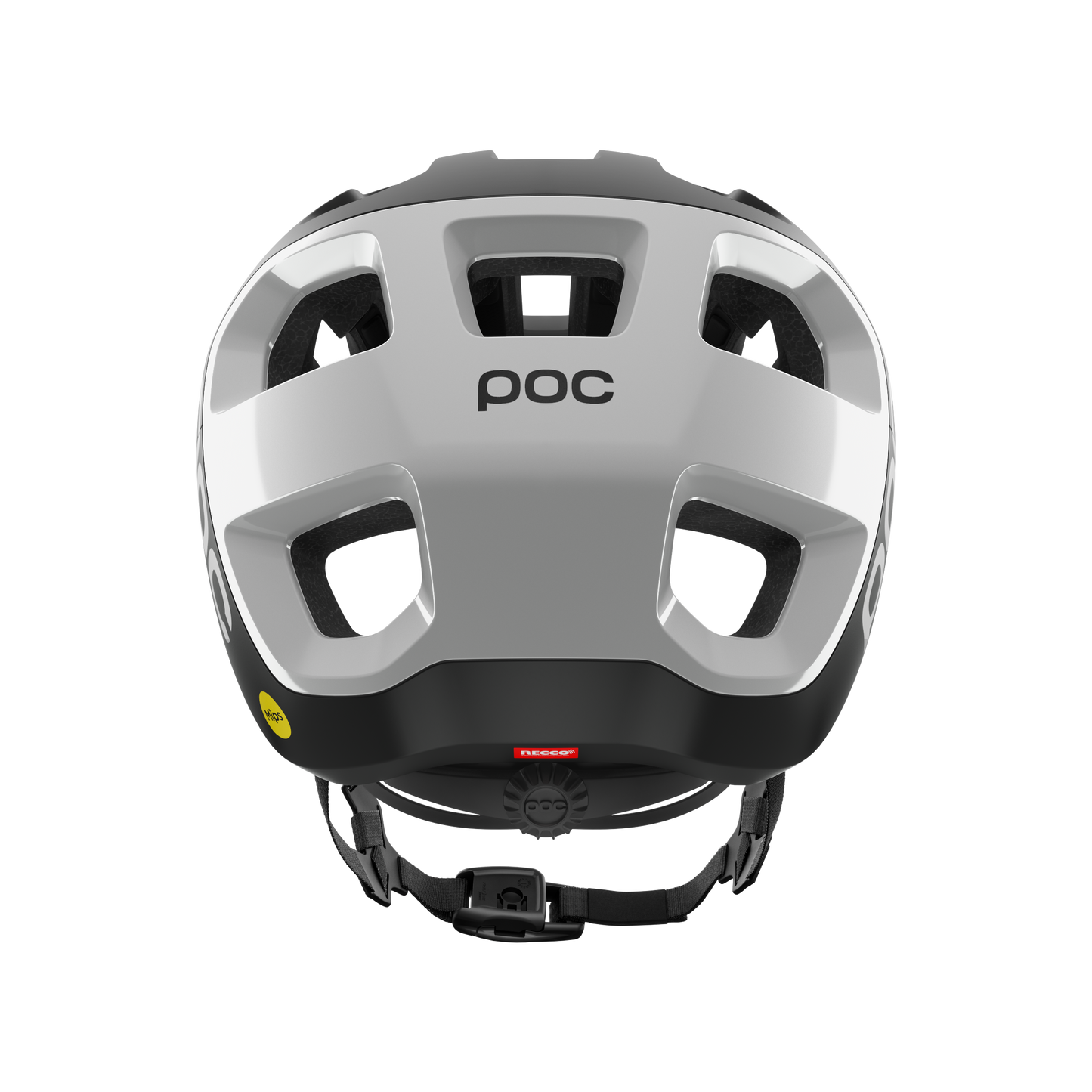 POC CULARIS Casco MTB Nero/Bianco Logo Opaco