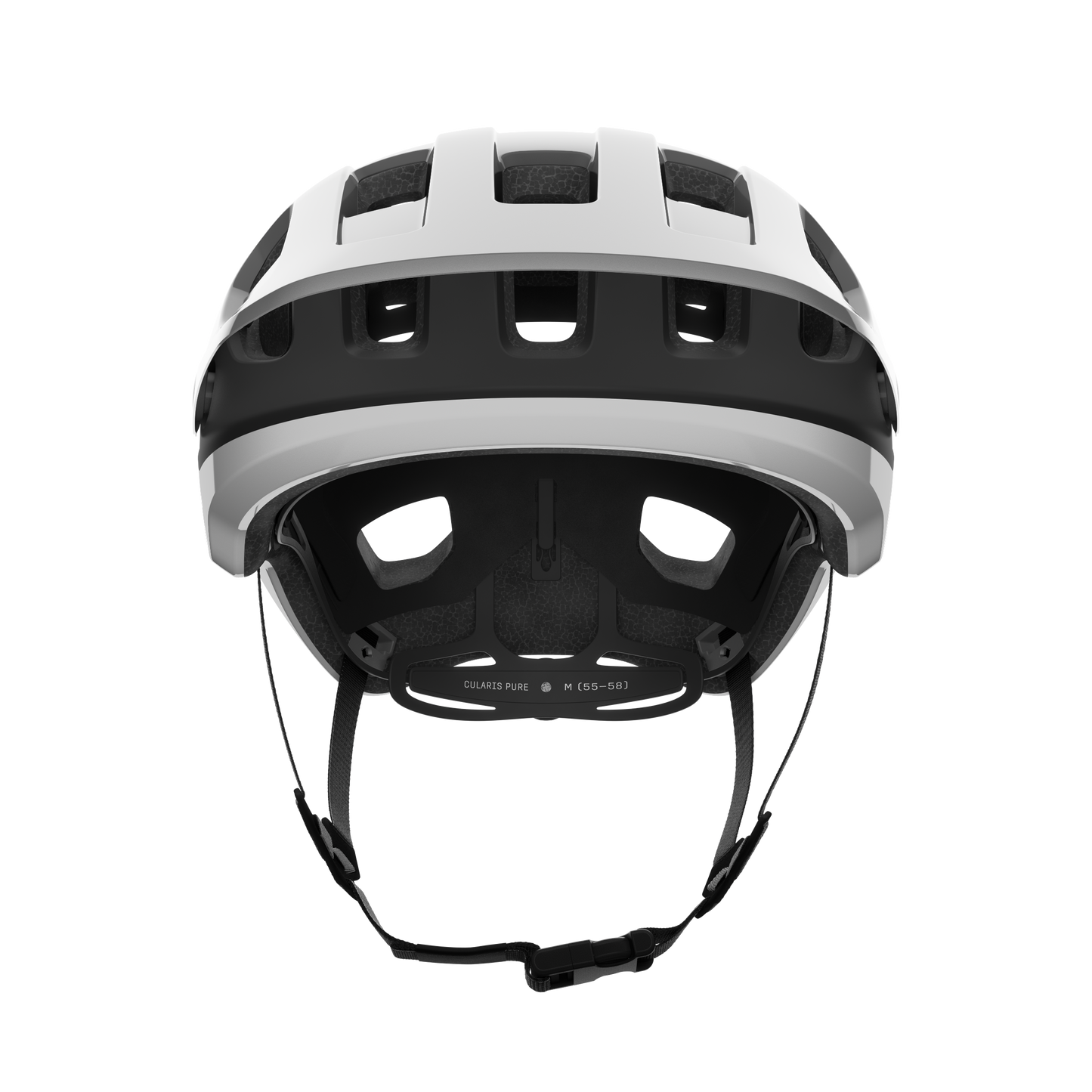 POC CULARIS PURE Casco MTB Bianco/Nero Opaco