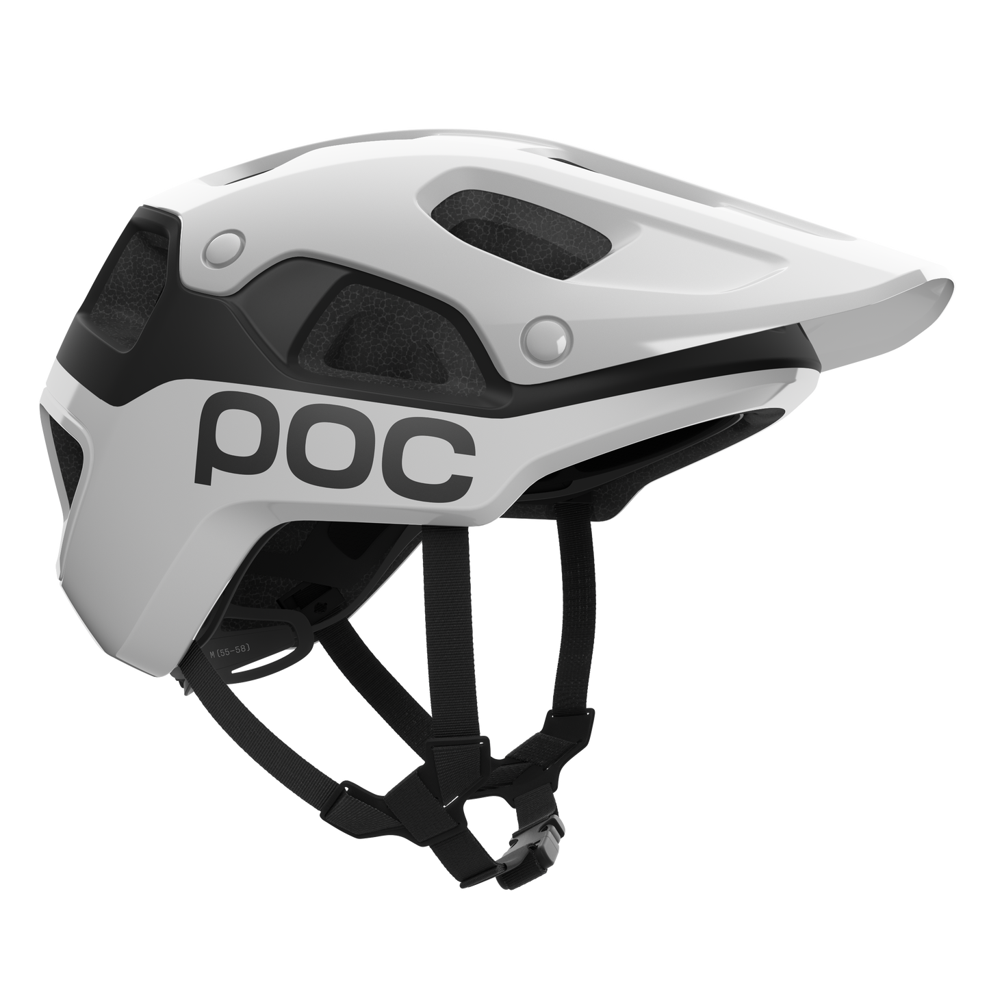 POC CULARIS PURE Casco MTB Bianco/Nero Opaco