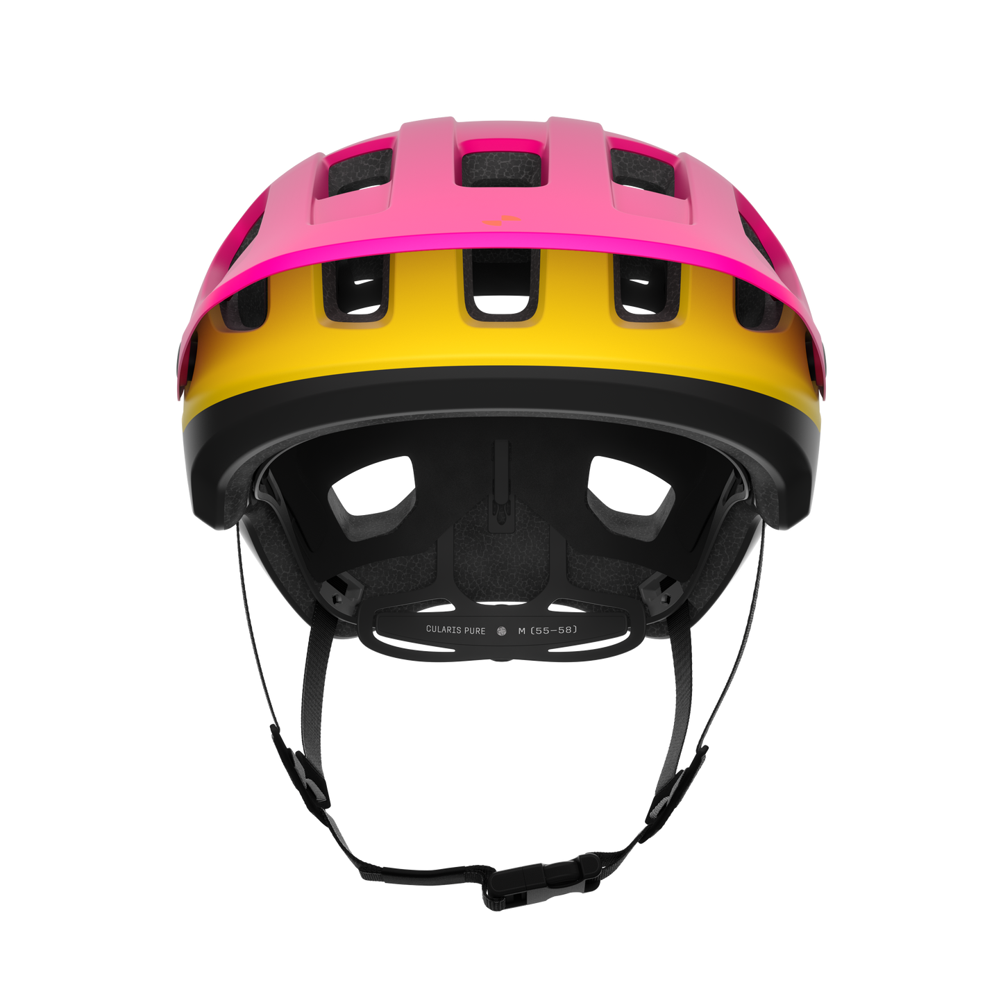 POC CULARIS PURE Casco da MTB Rosa/Giallo/Nero
