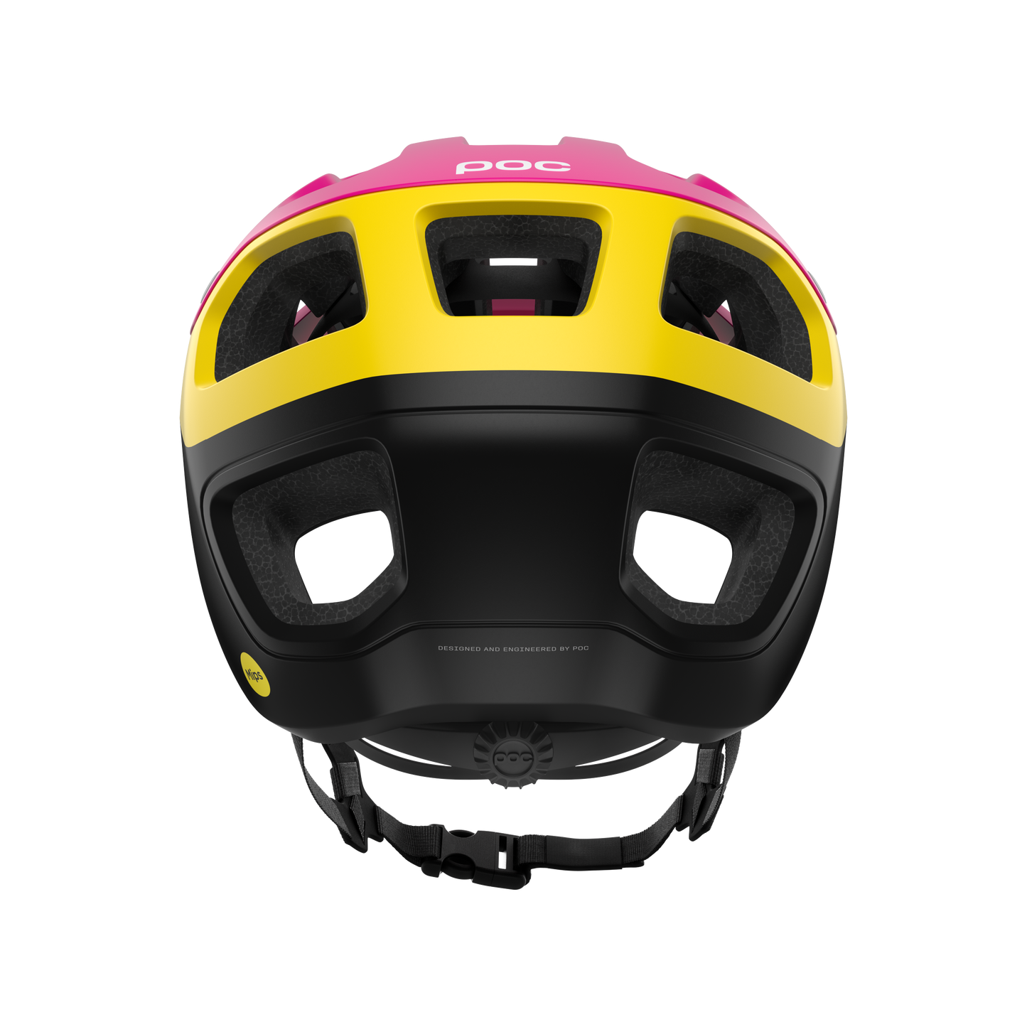 POC CULARIS PURE Casco da MTB Rosa/Giallo/Nero