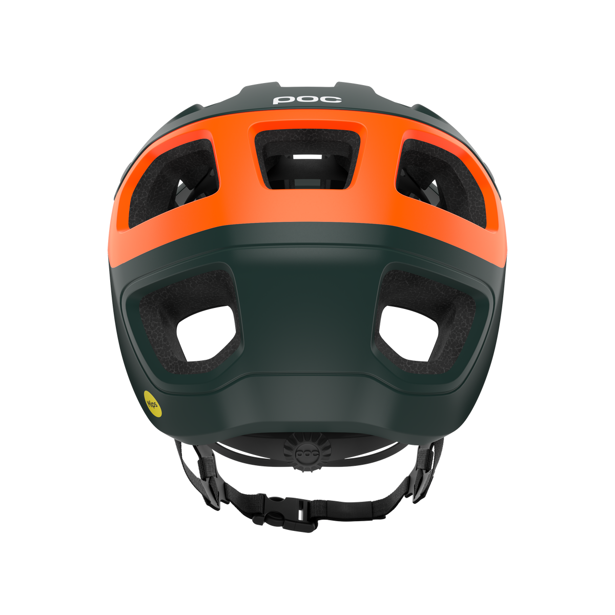 Casco MTB POC CULARIS PURE Verde Opaco/Arancione Opaco