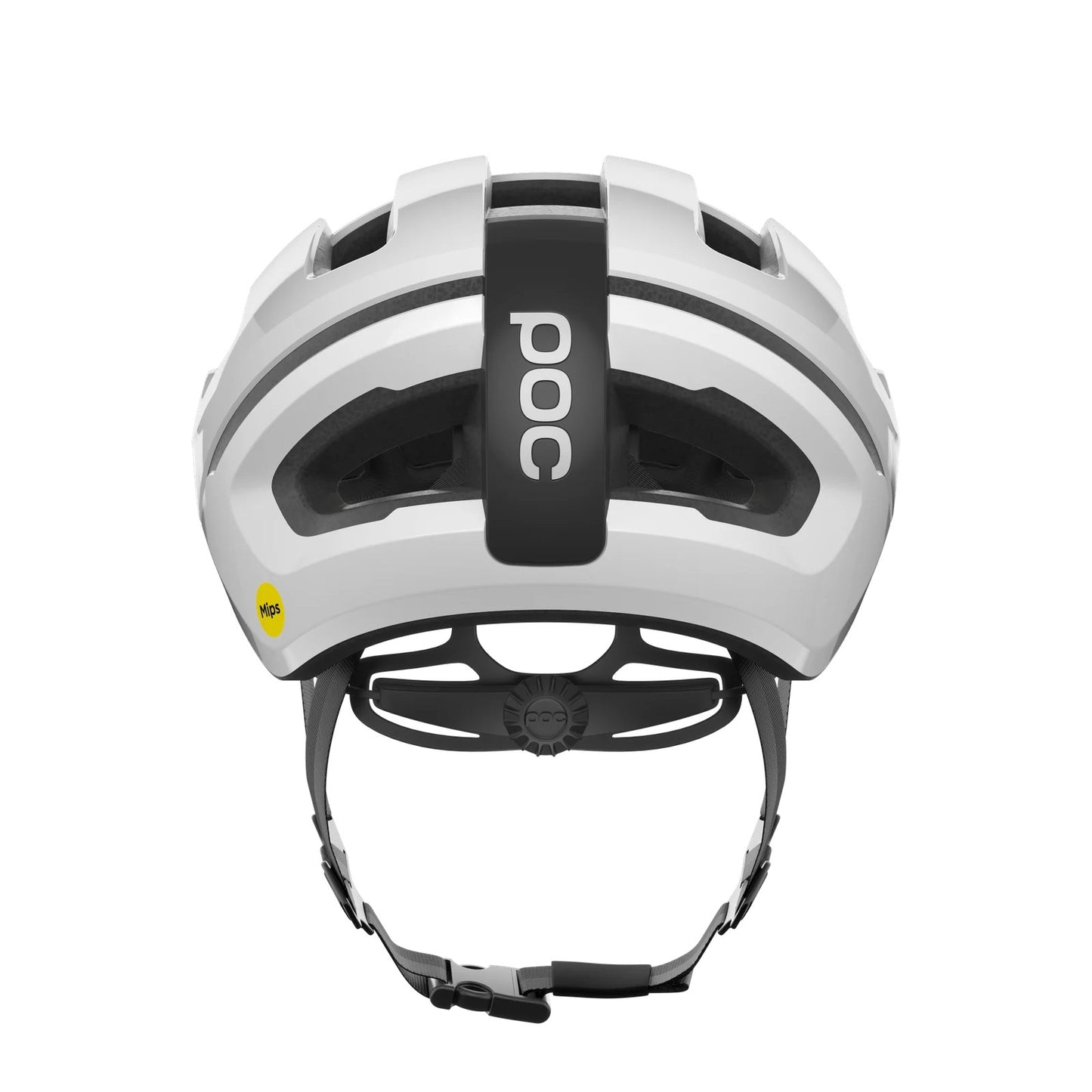 POC OMNE AIR MIPS Logo Casco da strada Bianco/Nero Opaco