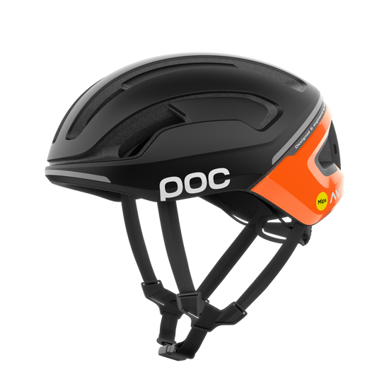 POC OMNE BEACON MIPS Casco da strada Arancione Nero/AVIP Fluorescente