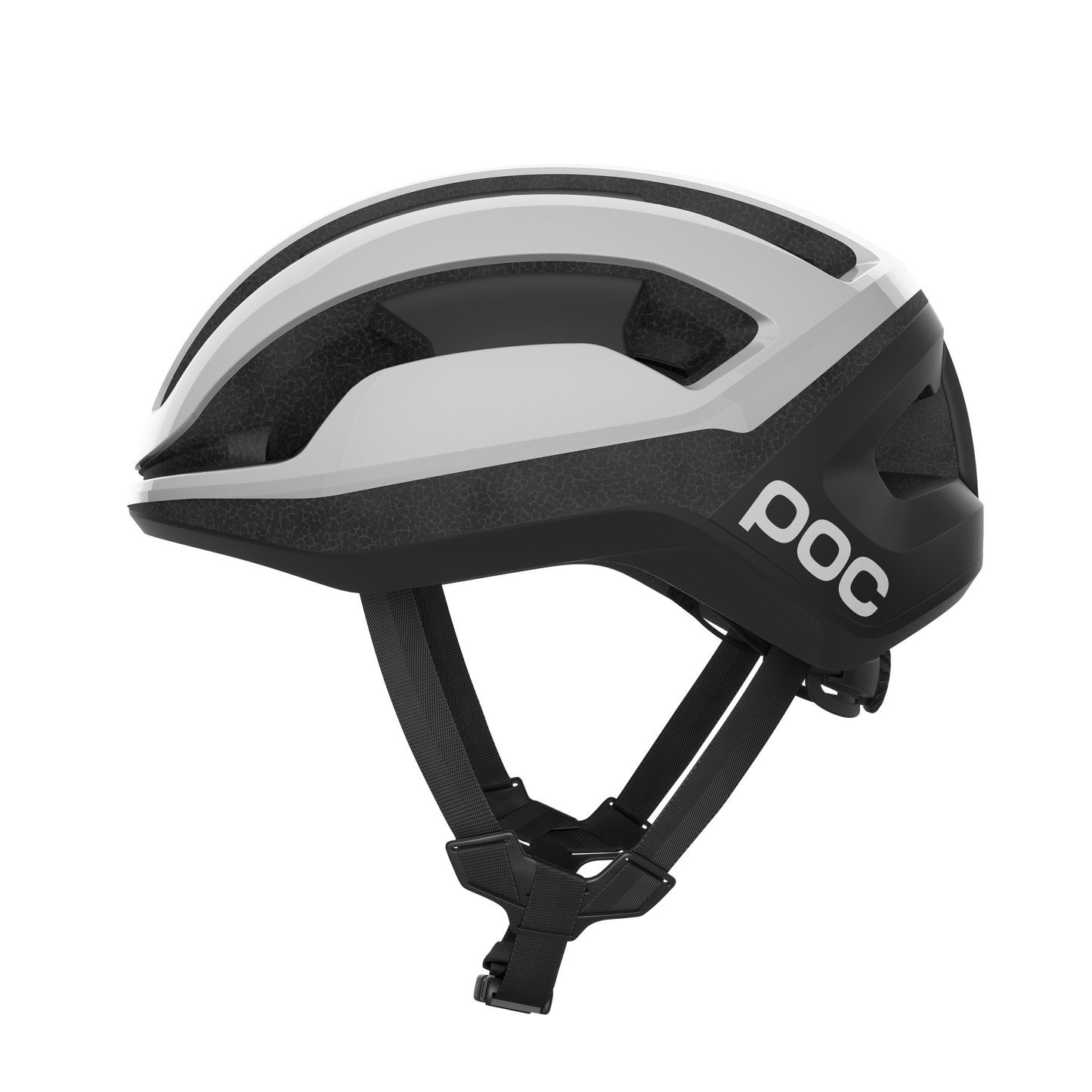 POC OMNE LITE Casco da strada Bianco/Nero Opaco