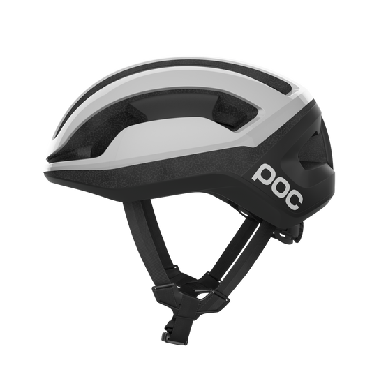 POC OMNE LITE Casco da strada Bianco/Nero Opaco