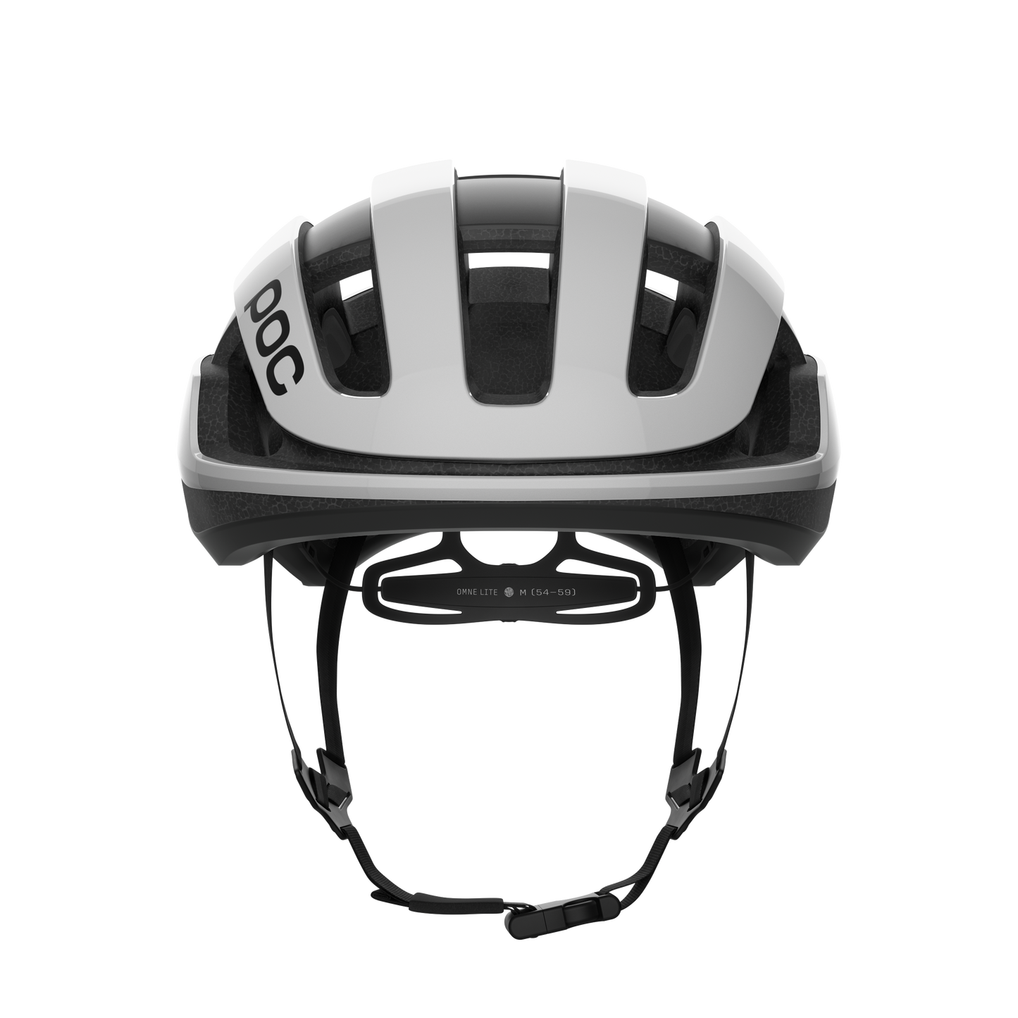 POC OMNE LITE Casco da strada Bianco/Nero Opaco