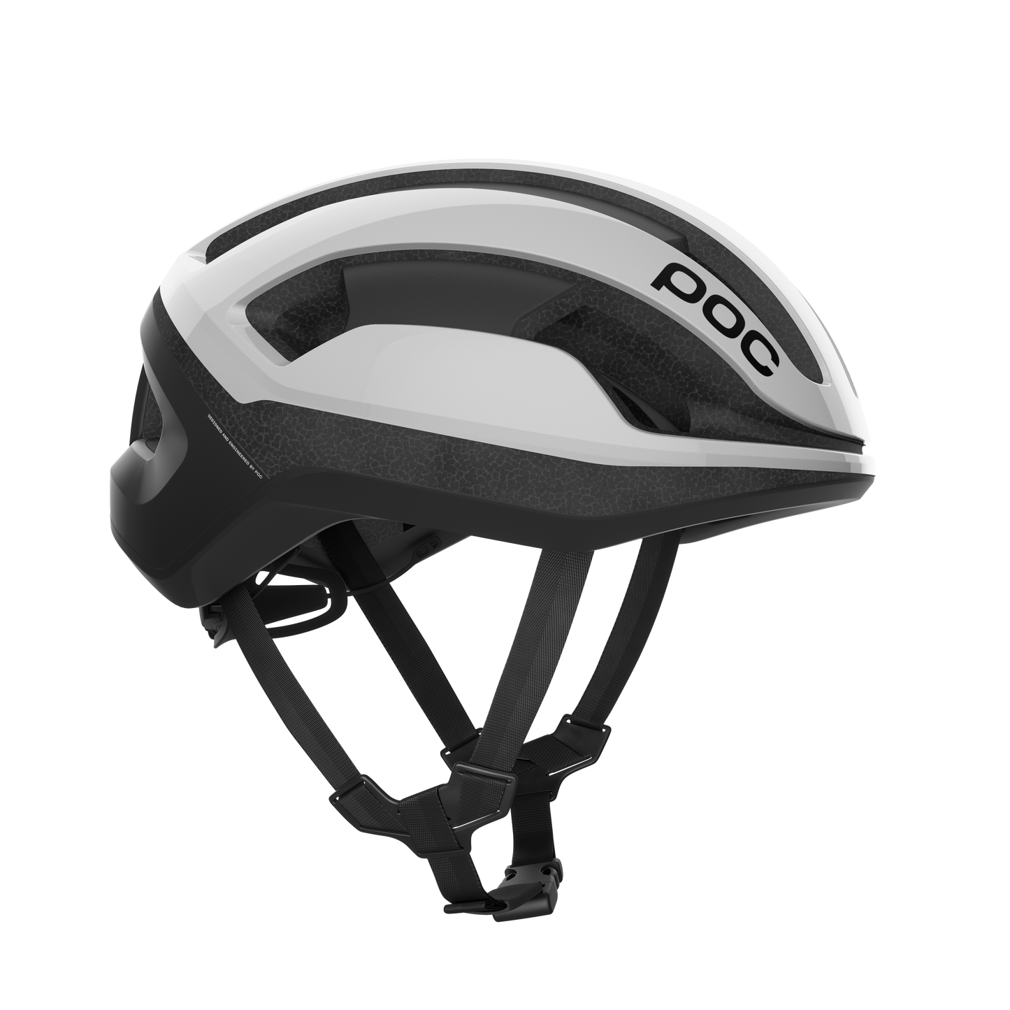 POC OMNE LITE Casco da strada Bianco/Nero Opaco