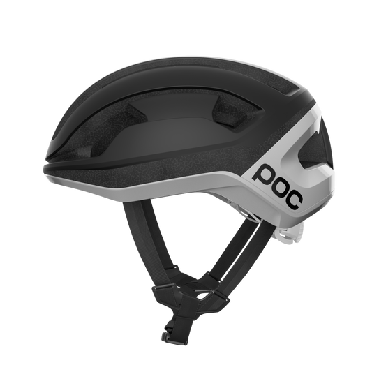 POC OMNE LITE Casco da strada nero opaco/bianco