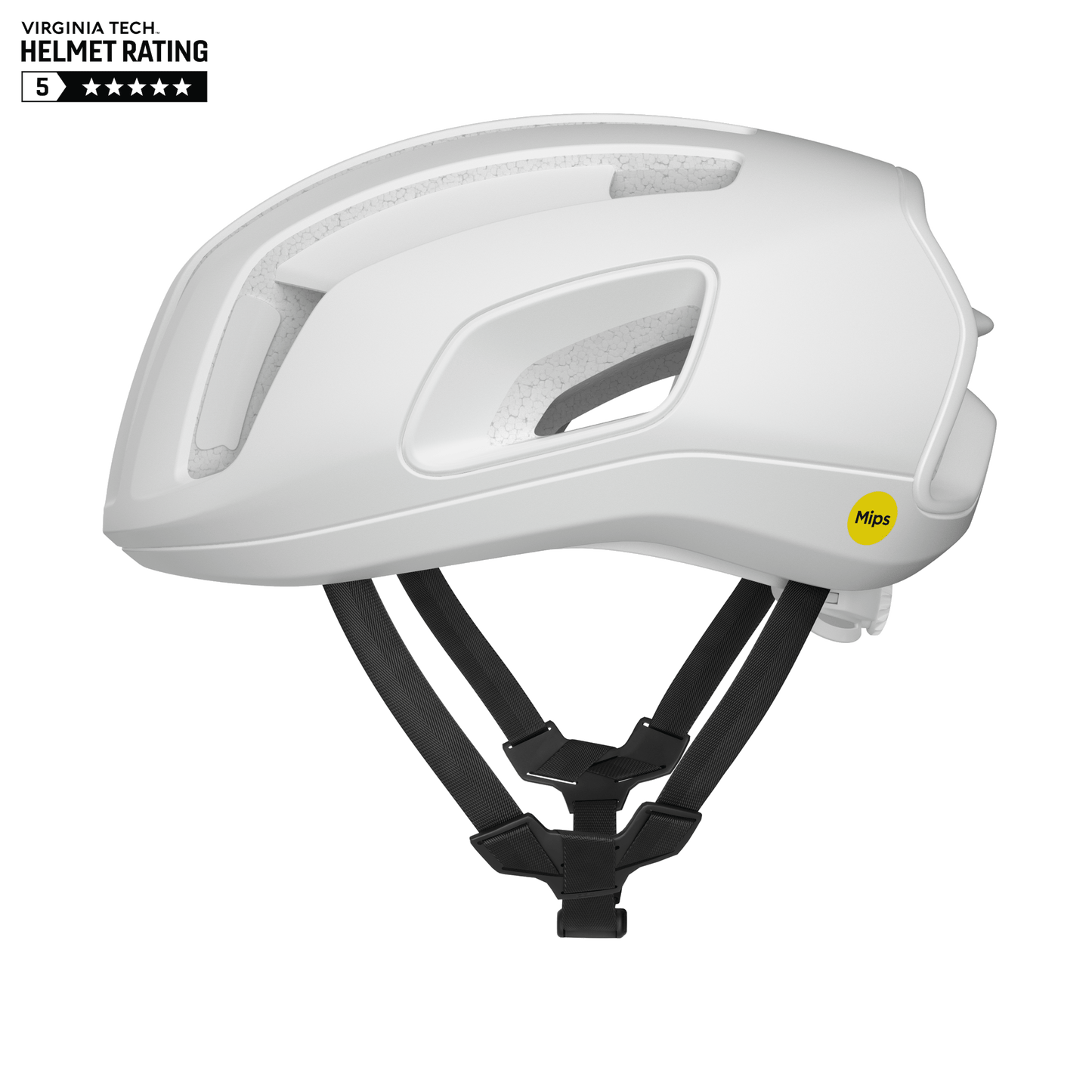 POC CYTAL MIPS Casco da strada Bianco Opaco