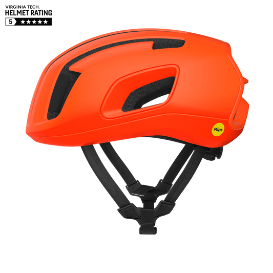 POC CYTAL Casco da strada arancione fluo