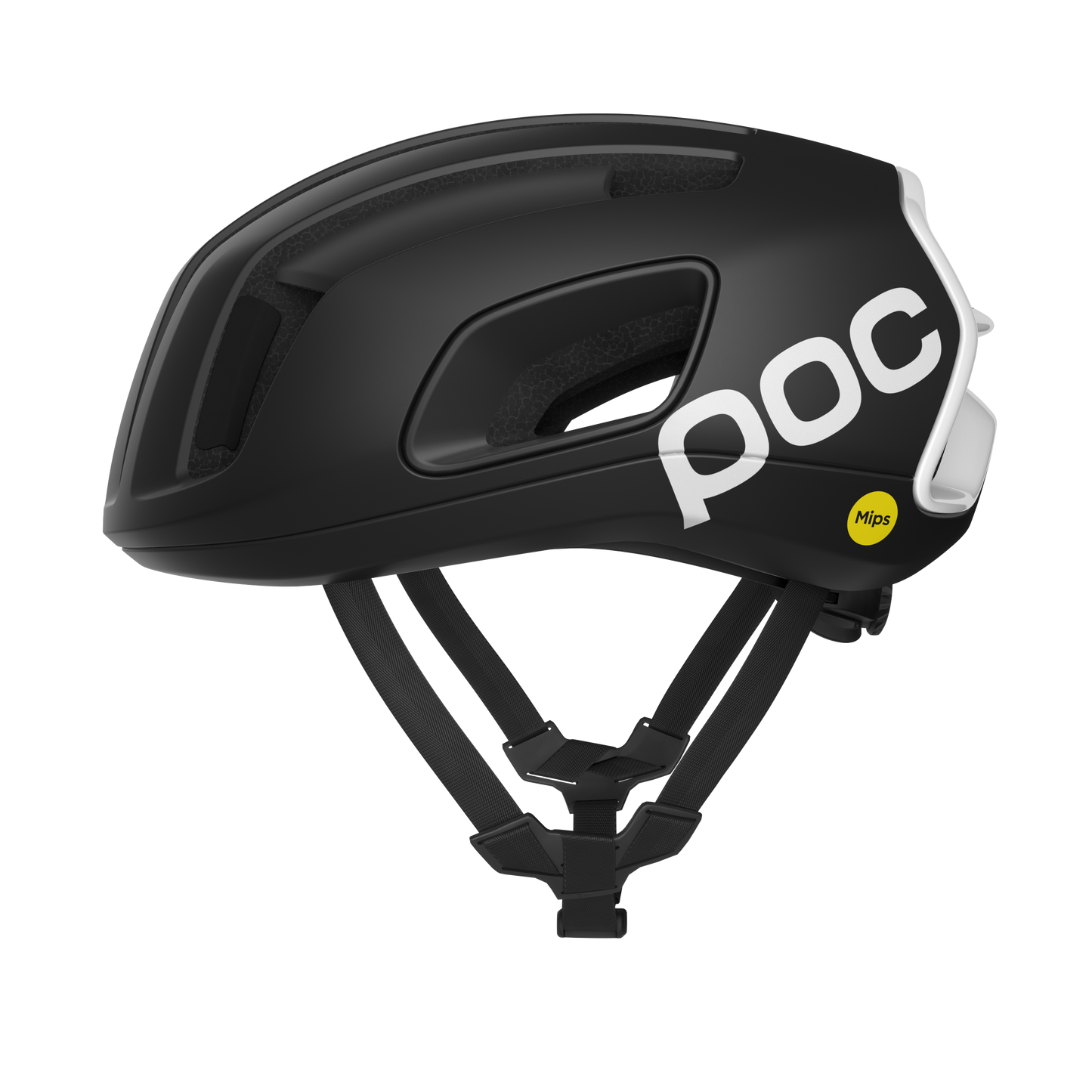POC CYTAL MIPS Casco da strada Nero/Bianco Logo opaco
